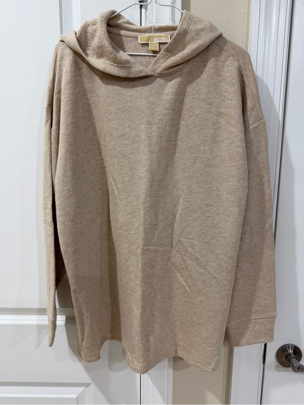 Michael Kors Women’s Hooded Sweater in Light Beige **New**